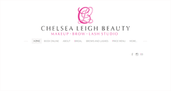 Desktop Screenshot of chelsealeighbeauty.com